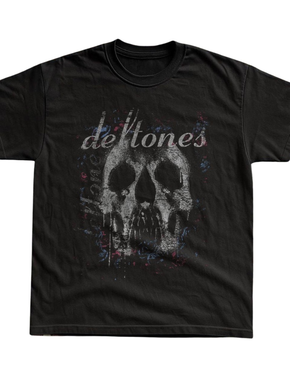 Black Graphic Skull Tee - Men's Shirt